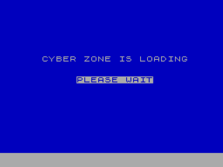 Cyberzone title screen for ZX Spectrum